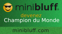 Genevieve joue au Minibluff